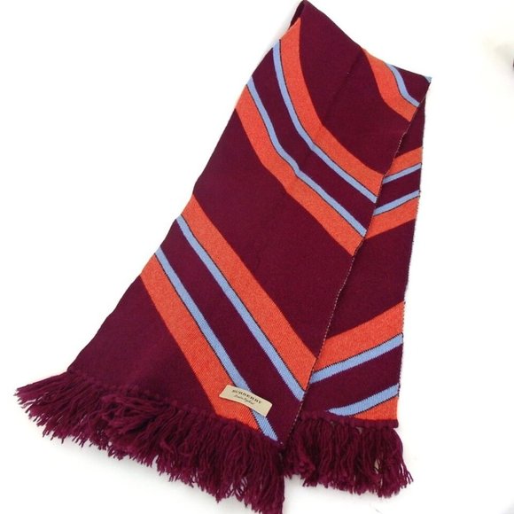 Authentic BURBERRY Scarf Wool etc. [Used] - Picture 3 of 9